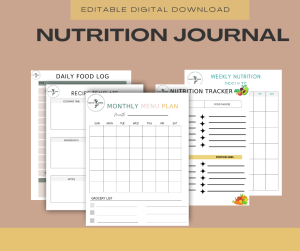 Personal nutrition journal